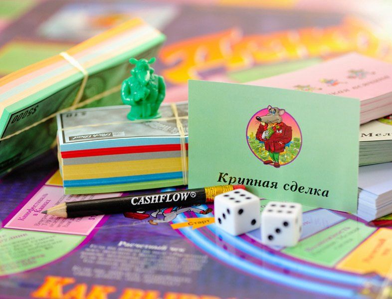 Настольная игра Cashflow «Как вырваться из крысиных бегов» — Богатый папа