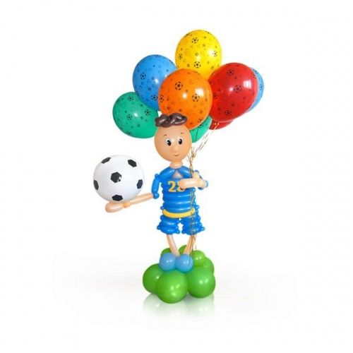 Фигура из шаров "футболист"