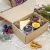 Подарочный набор с сыром, медом и виноградом в крафт коробке