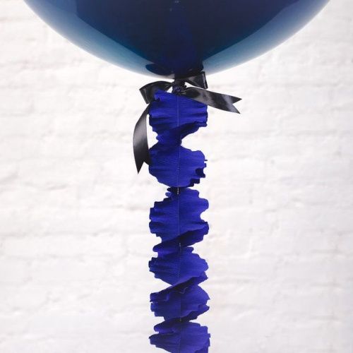 Олимпийский шар "Синее зеркало" с гирляндой