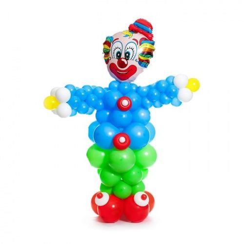 Веселый клоун из шаров