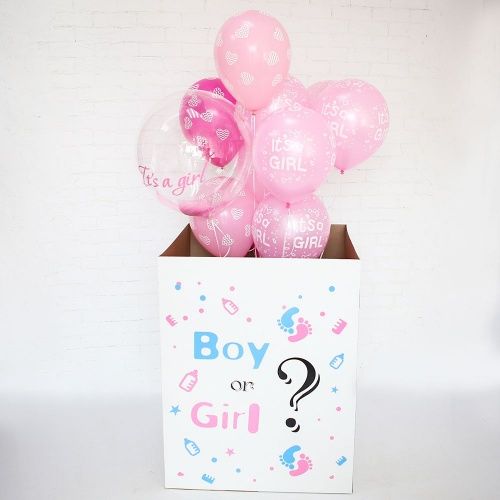 Коробка с шариками «It's a girl!»